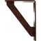 Ekena Millwork Traditional Wrought Iron Bracket, (Triple center brace), Antiqued Copper 2"W x 5 1/2"D x 8"H BKTM02X05X08TTRACO - alternate 4